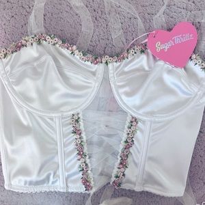 Sugar trillz corset bustier top NEW